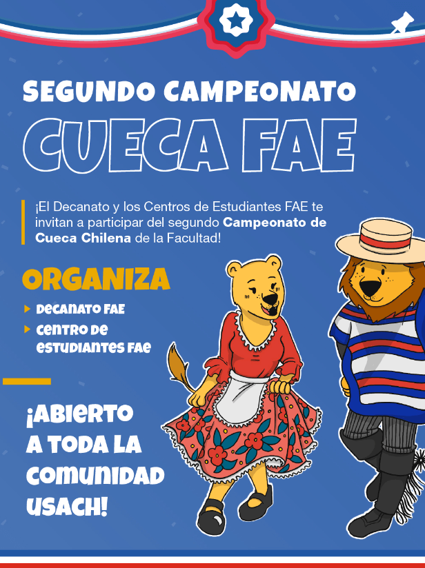 Publicación de Instagram de @FAE.USACH.CL