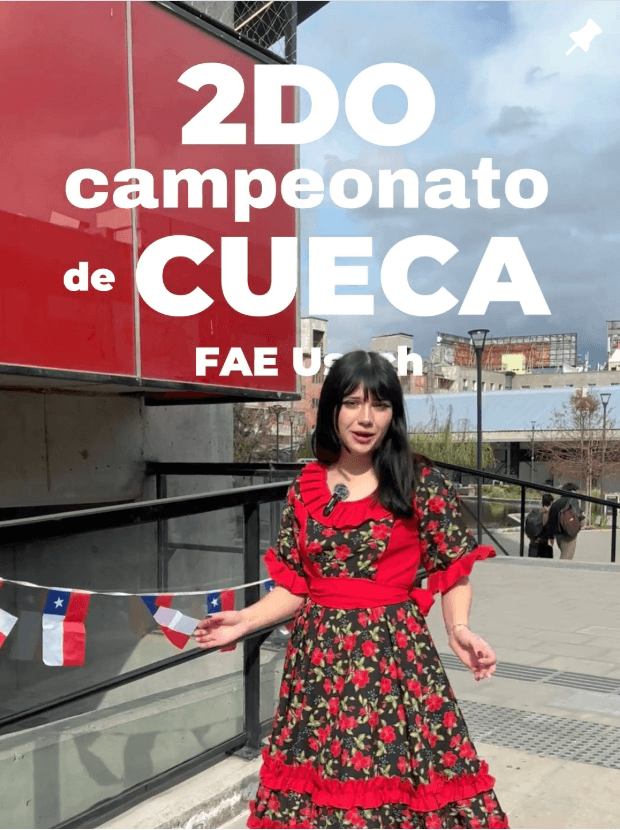Publicación de Instagram de @FAE.USACH.CL